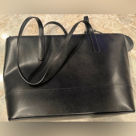 Kate Spade Black Leather Tote - Picture 3 of 4